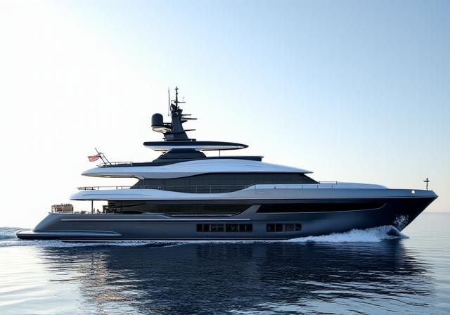 Yacht di lusso modello Ocean Breeze
